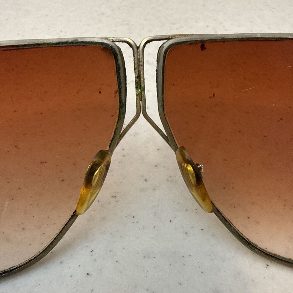 Vtg ROC XL-100 Aviator Sunglasses Frame Rose Teardrop Porsche Carrera Design - Picture 6 of 14